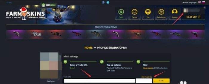 CSGO网站开箱farmskins 国外开箱子网址