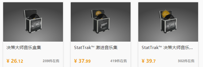 CSGO音乐盒暴跌？只不过是高位接盘了而已